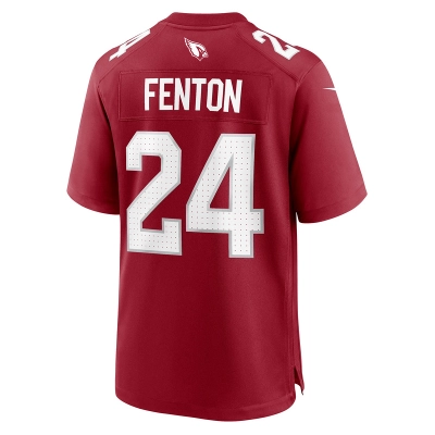 Men's Arizona Cardinals Rashad Fenton Cardinal Game Player Jersey 02