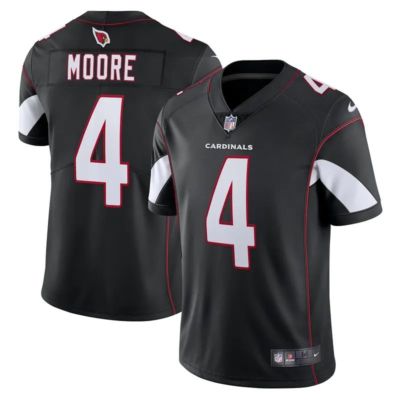 Men's Arizona Cardinals Rondale Moore Black Alternate Vapor Limited Jersey