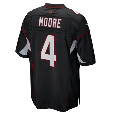 Men's Arizona Cardinals Rondale Moore Black Game Jersey 02