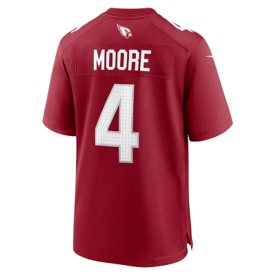 Men's Arizona Cardinals Rondale Moore Cardinal Game Player Jersey 02