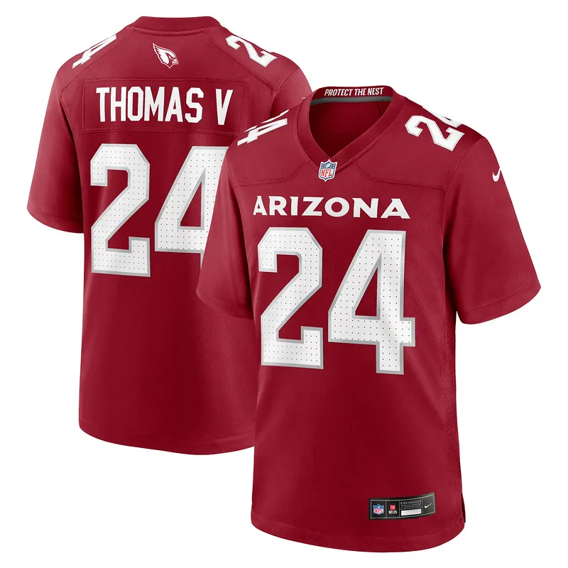 Men's Arizona Cardinals Starling Thomas V Cardinal Team Game Jersey