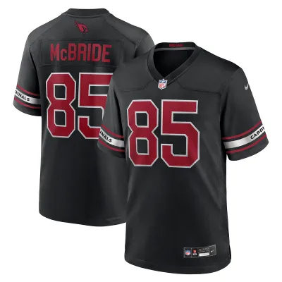 Men's Arizona Cardinals Trey McBride Black Alternate Game Jersey 01
