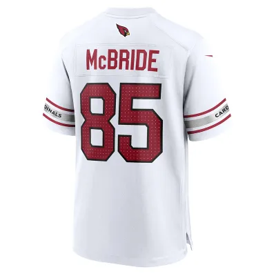 Men's Arizona Cardinals Trey McBride White Game Jersey 02