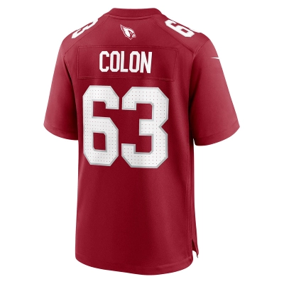 Men's Arizona Cardinals Trystan Colon Cardinal Team Game Jersey 02