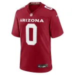 Men's Arizona Cardinals Zach Pascal Cardinal Game Player Jersey