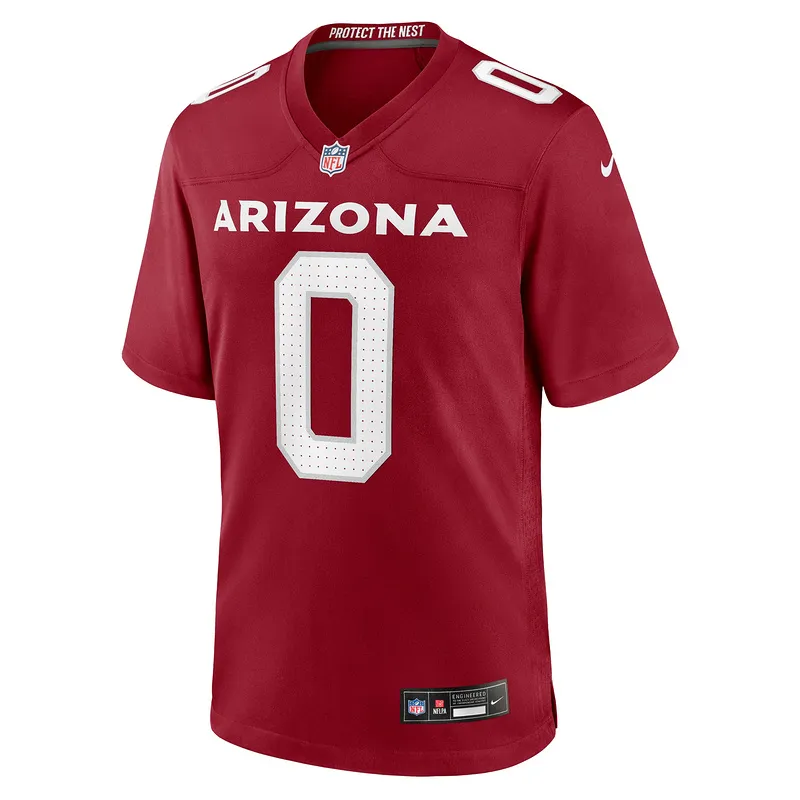 Men's Arizona Cardinals Zach Pascal Cardinal Game Player Jersey