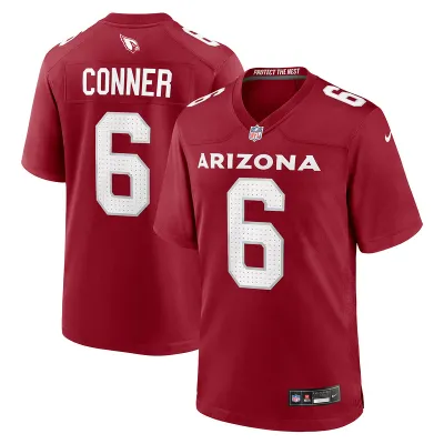 Men's Arizona Cardinals James Conner Cardinal Home Game Jersey 01