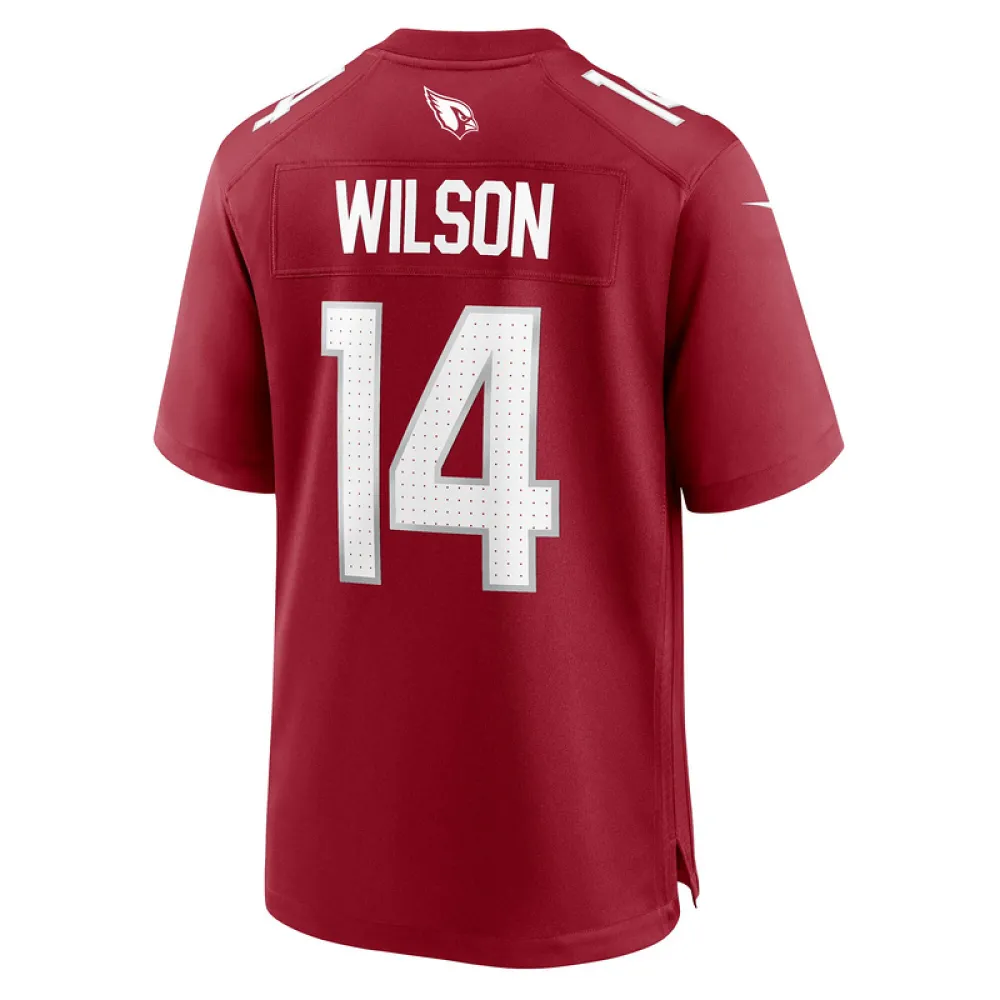 Men's Arizona Cardinals Michael Wilson Cardinal Team Game Jersey