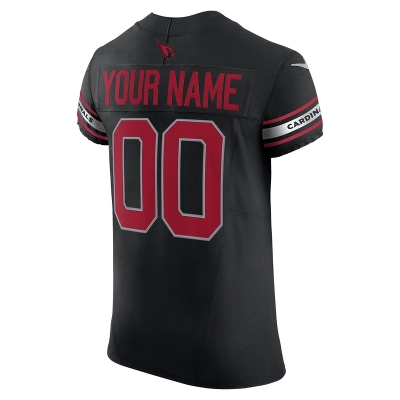 Men's Arizona Cardinals Black Vapor F.U.S.E. Elite Custom Jersey 02