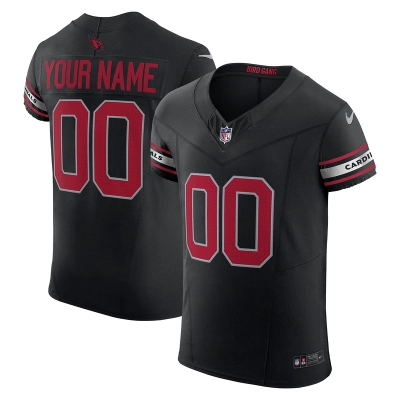Men's Arizona Cardinals Black Vapor F.U.S.E. Elite Custom Jersey 01