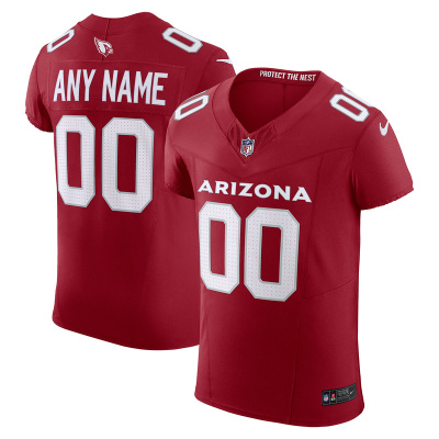 Men's Arizona Cardinals Cardinal Vapor F.U.S.E. Elite Custom Jersey 01