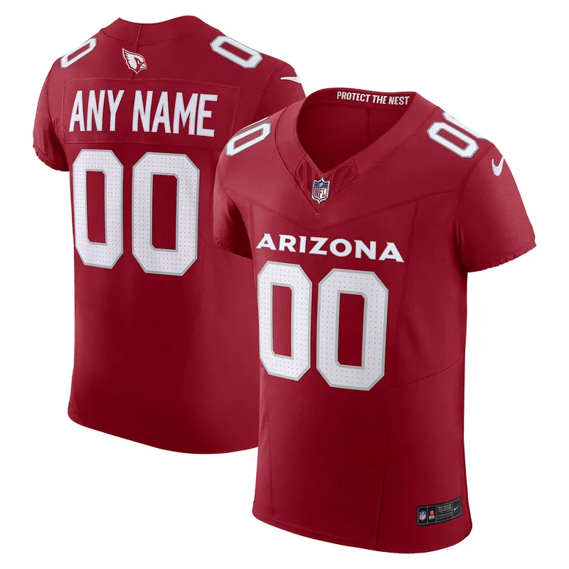 Men's Arizona Cardinals Cardinal Vapor F.U.S.E. Elite Custom Jersey