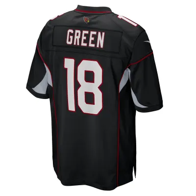 Men's Arizona Cardinals A.J. Green Black Game Jersey 02