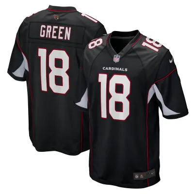 Men's Arizona Cardinals A.J. Green Black Game Jersey 01