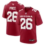 Men's Arizona Cardinals Bobby Price Cardinal Team Game Jersey