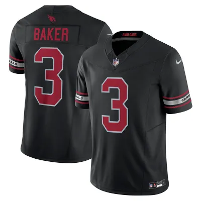 Men's Arizona Cardinals Budda Baker Black Vapor F.U.S.E. Limited Jersey 01