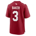 Men's Arizona Cardinals Budda Baker Cardinal Game Player Jersey