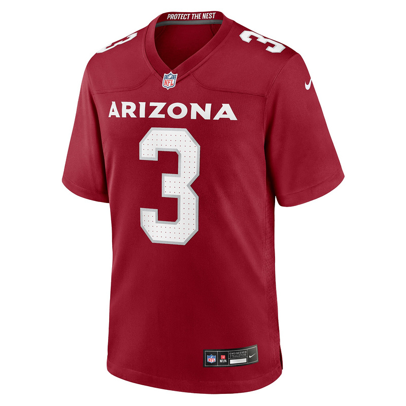 Men's Arizona Cardinals Budda Baker Cardinal Game Player Jersey