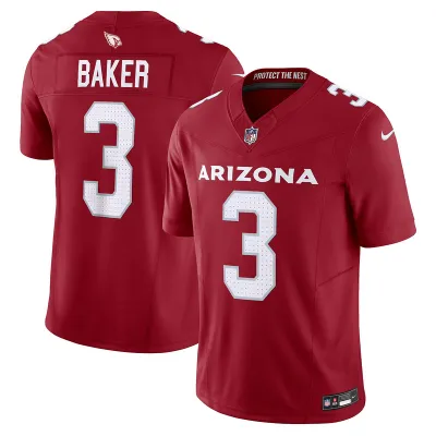 Men's Arizona Cardinals Budda Baker Cardinal Vapor F.U.S.E. Limited Jersey 01