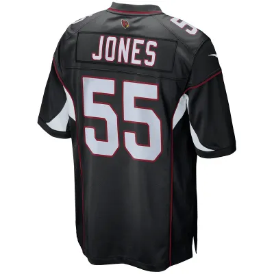 Men's Arizona Cardinals Chandler Jones Black Game Jersey 02