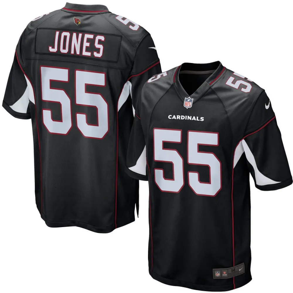 Men's Arizona Cardinals Chandler Jones Black Game Jersey