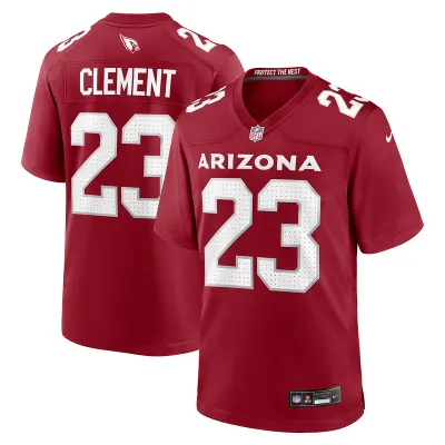 Men's Arizona Cardinals Corey Clement Cardinal Team Game Jersey 01