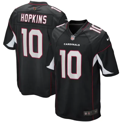 Men's Arizona Cardinals DeAndre Hopkins Black Game Jersey 01