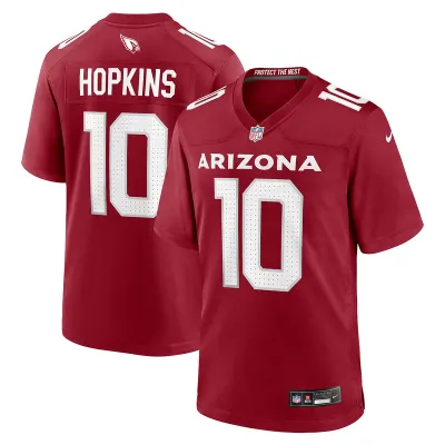 Men's Arizona Cardinals DeAndre Hopkins Cardinal Game Player Jersey 01