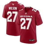 Men's Arizona Cardinals Divaad Wilson Cardinal Team Game Jersey