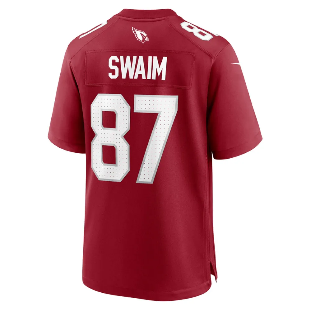 Men's Arizona Cardinals Geoff Swaim Cardinal Team Game Jersey