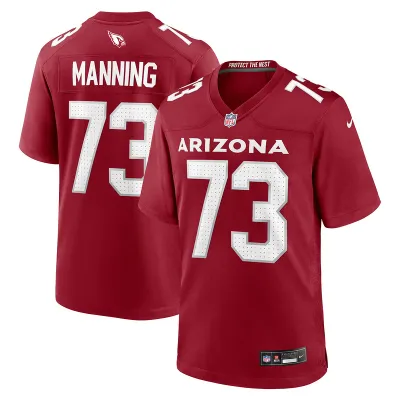 Men's Arizona Cardinals Ilm Manning Cardinal Team Game Jersey 01