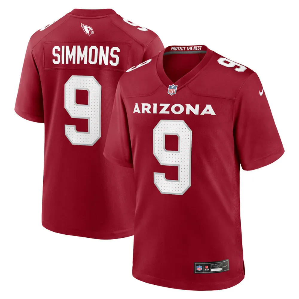 Men's Arizona Cardinals Isaiah Simmons Cardinal Game Player Jersey