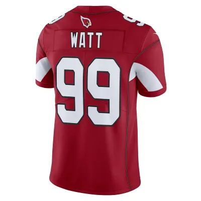 Men's Arizona Cardinals J.J. Watt Cardinal Vapor Limited Jersey 02