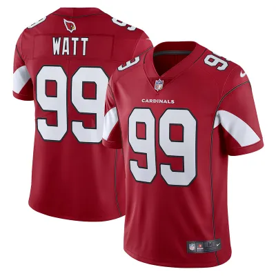 Men's Arizona Cardinals J.J. Watt Cardinal Vapor Limited Jersey 01