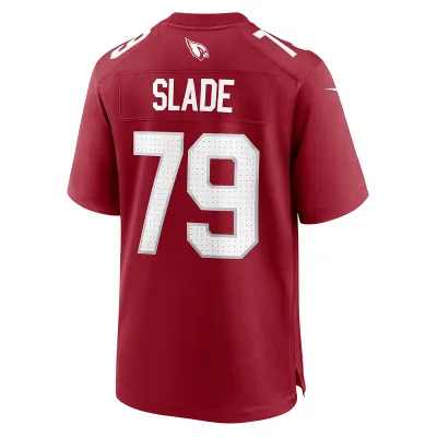 Men's Arizona Cardinals Jacob Slade Cardinal Game Jersey 02