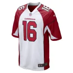 Men's Arizona Cardinals Jake Plummer White Retired Player Game Jersey