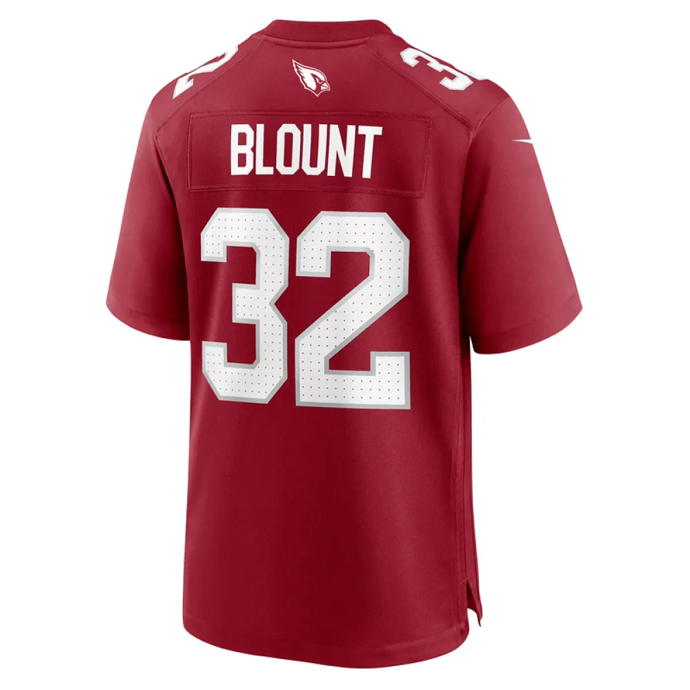 Men's Arizona Cardinals Joey Blount Cardinal Game Jersey