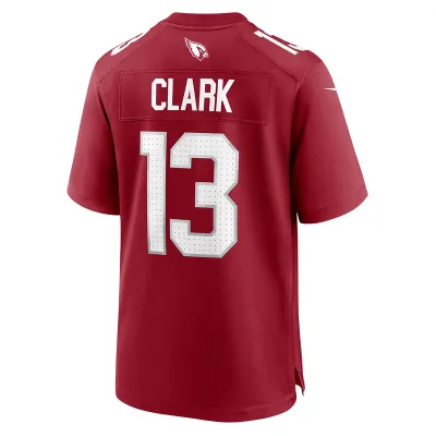 Men's Arizona Cardinals Kei'Trel Clark Cardinal Game Jersey 02