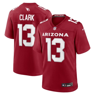 Men's Arizona Cardinals Kei'Trel Clark Cardinal Game Jersey 01