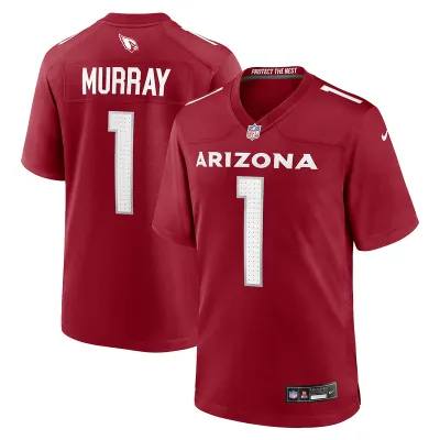 Men's Arizona Cardinals Kyler Murray Cardinal Game Player Jersey 01