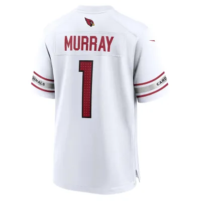 Men's Arizona Cardinals Kyler Murray White Game Player Jersey 02