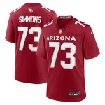 Men's Arizona Cardinals Lachavious Simmons Cardinal Team Game Jersey