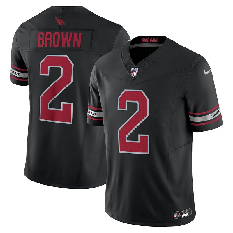 Men's Arizona Cardinals Marquise Brown Black Vapor F.U.S.E. Limited Jersey