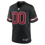 Men's Arizona Cardinals Black Alternate Custom Game Jersey