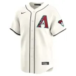 Men's Arizona Diamondbacks Ketel Marte White Home Limited Repica Player Name Jersey