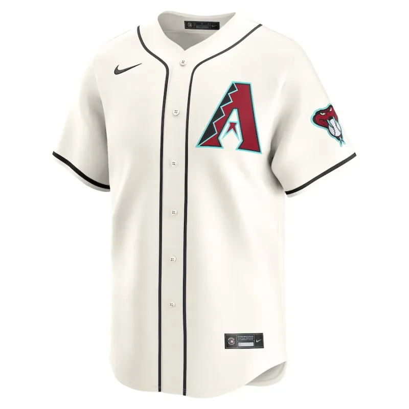Men's Arizona Diamondbacks Ketel Marte White Home Limited Repica Player Name Jersey