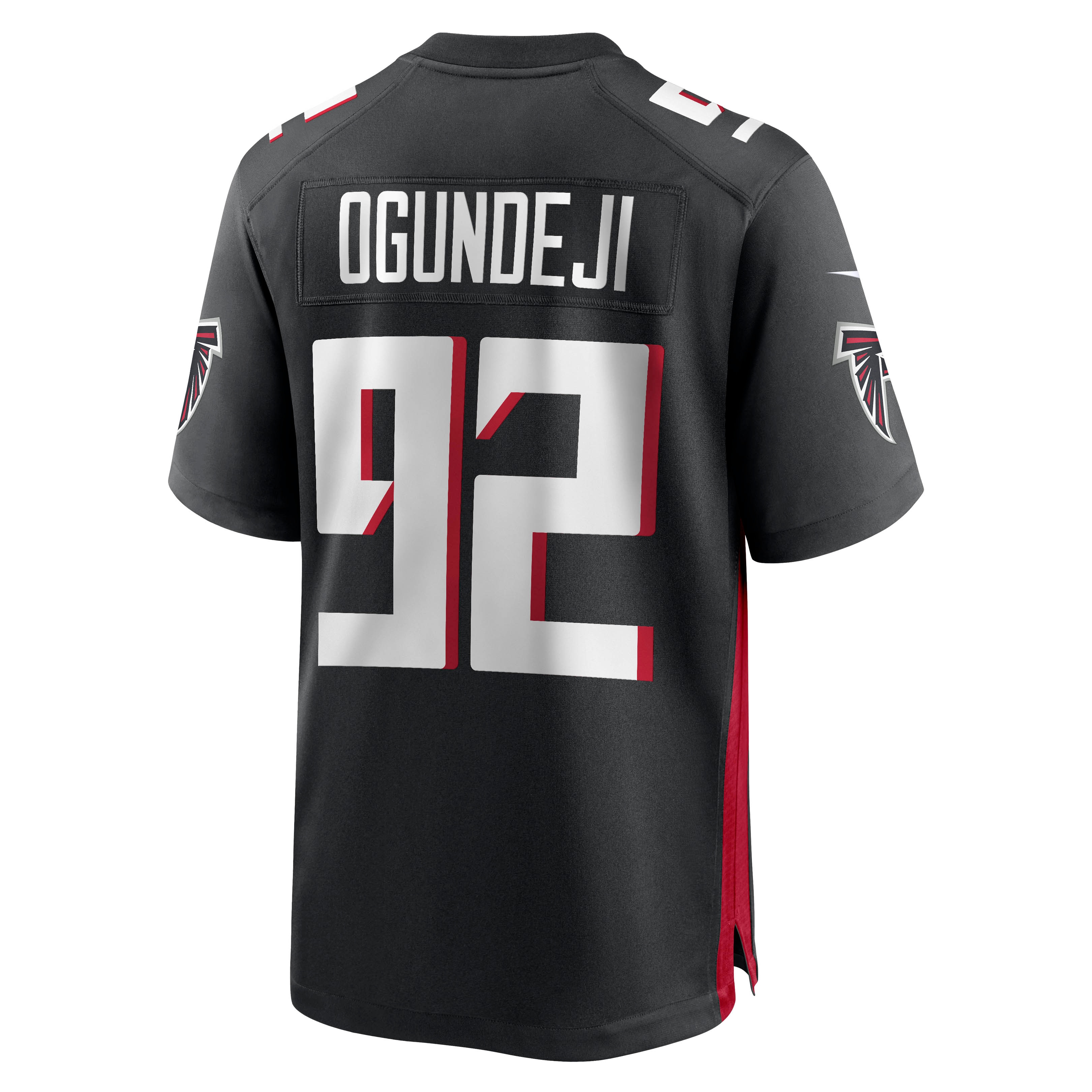 Men's Atlanta Falcons Adetokunbo Ogundeji Black Game Jersey