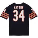 Men's Chicago Bears 1983 Walter Payton Navy Throwback Retired Player Jersey