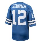 Men's Dallas Cowboys 1971 Roger Staubach Royal Throwback Retired Player Jersey