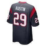 Men's Houston Texans Alex Austin Navy Team Game Jersey